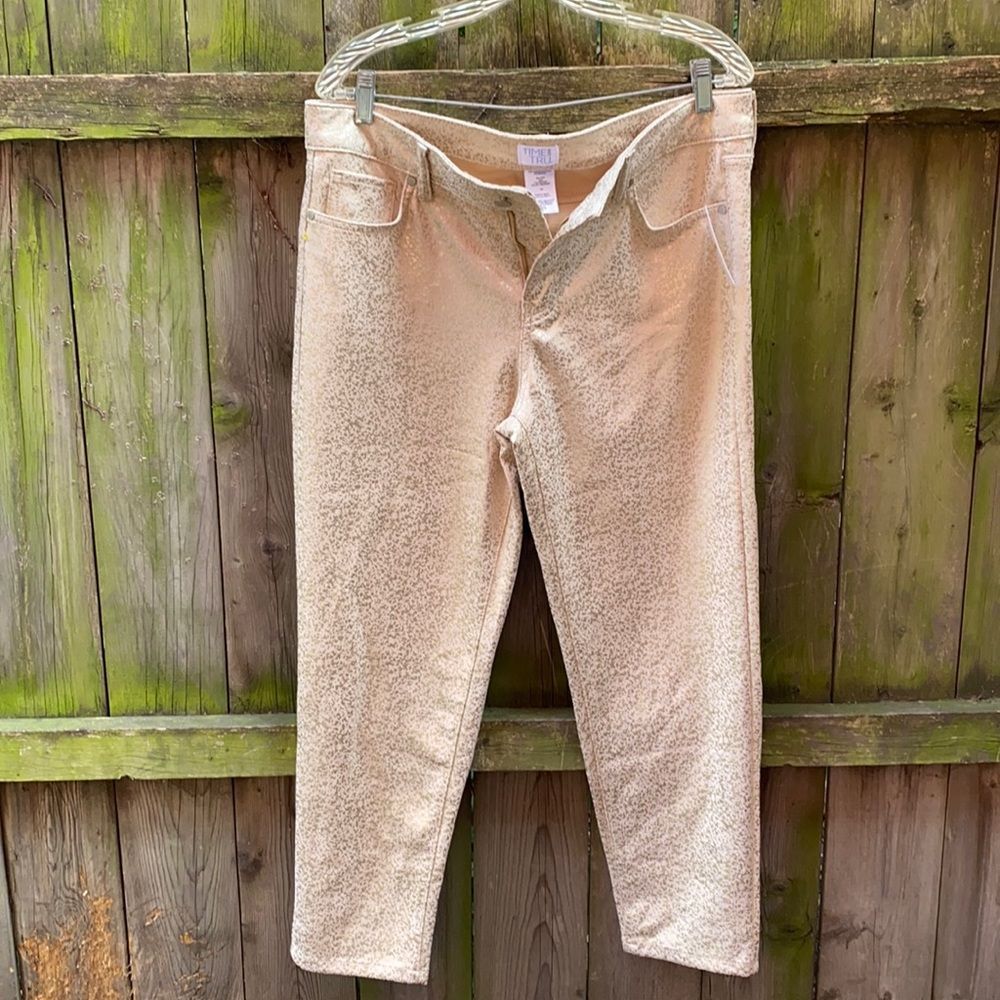 Time and Tru shimmer pants sz. 12 NWT